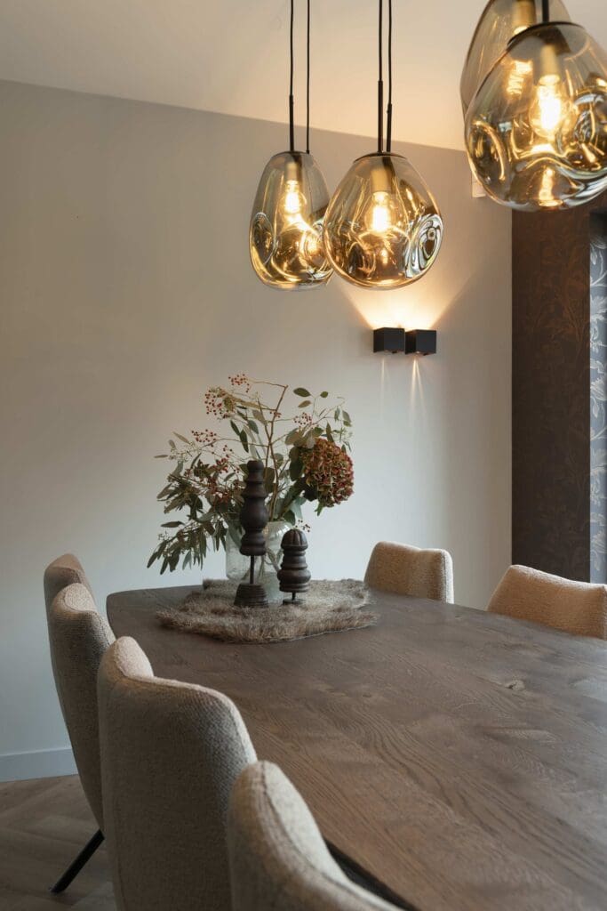 Lichtplan eethoek - Interieurontwerp Buitenvest door Milia Interieurdesign