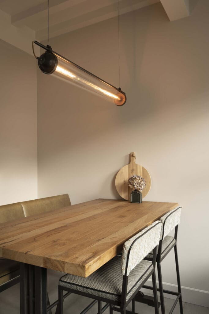 Lichtplan boven bartafel - Interieurontwerp Koestraat door Milia Interieurdesign