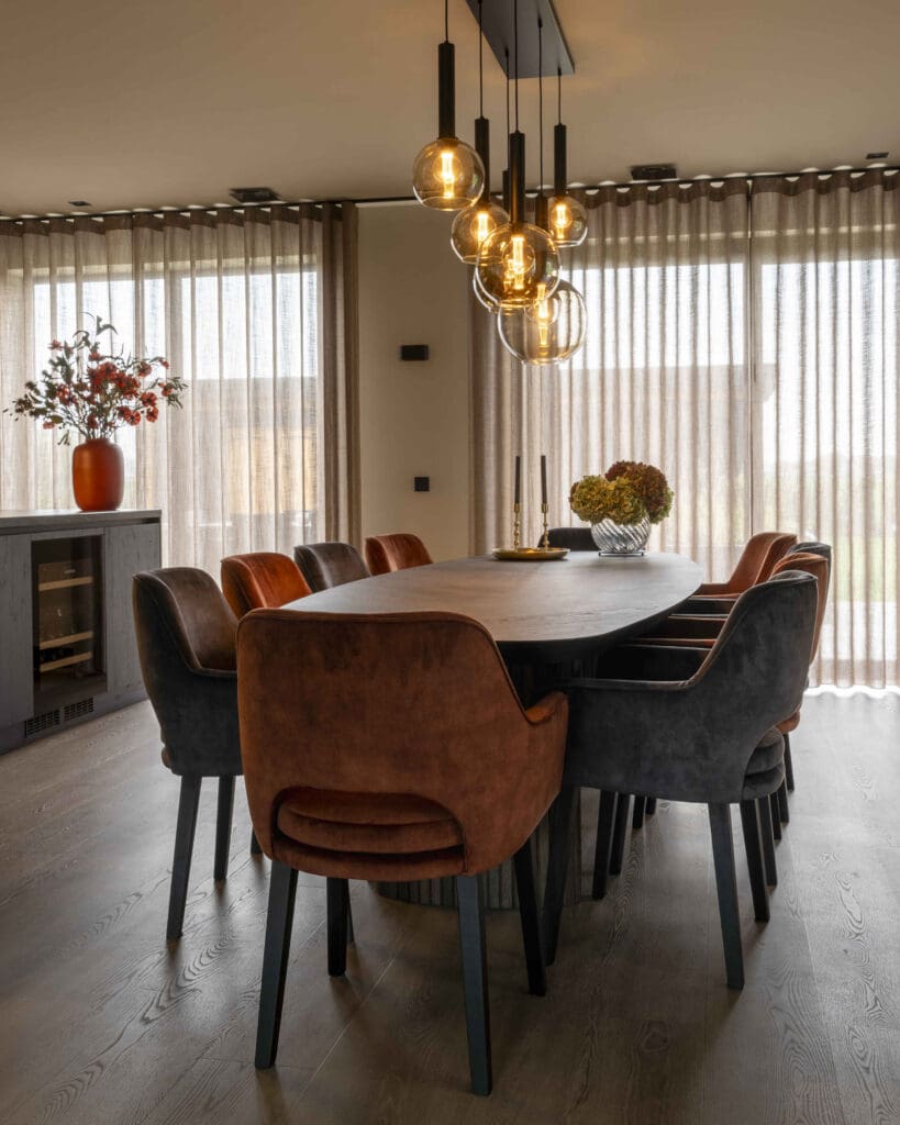 Eethoek met licht - Interieurontwerp Made door Milia Interieurdesign